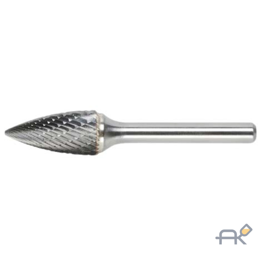 Борфреза параболическая c заострённым концом 10x20x65x6 мм.. Тип G. WUMAX 1616007031